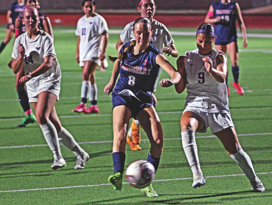 Hat-trick plus two for 5-0 win for Wimberley Lady Texans soccer