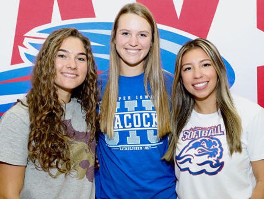 Hawk softballers sign letters of intent