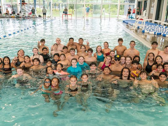 Hays CISD coaches host water polo clinic
