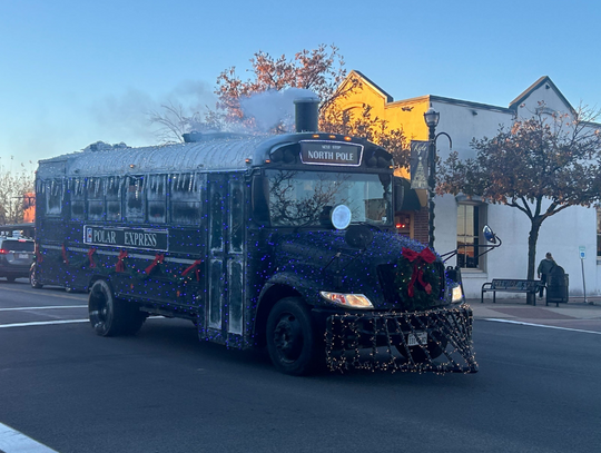 Hays CISD decorates ‘The Polar Express’ bus for holiday season