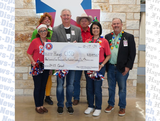 Hays CISD Education Foundation celebrates grant giveaway day in December 2024
