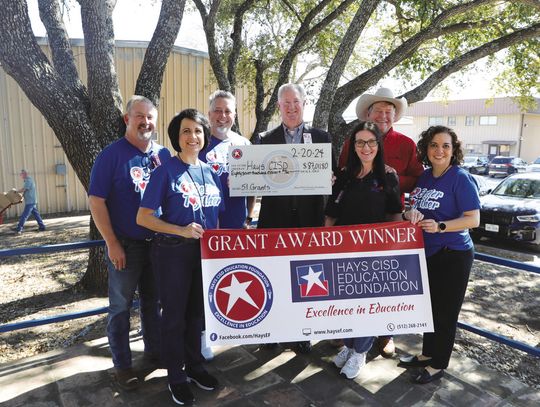Hays CISD Education Foundation distributes $87K in grants