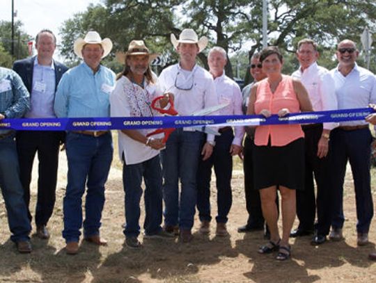 Hays County celebrates  the latest roundabout