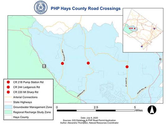 Hays County reinstates permission for pipeline to cross county roads