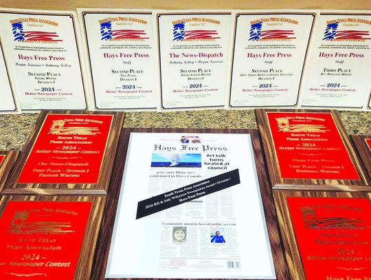 Hays Free Press and News-Dispatch earns honors at contest