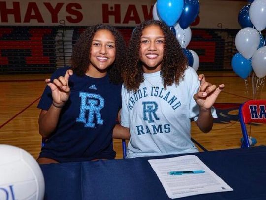 Hays Hawks twins commit to Rhode Island