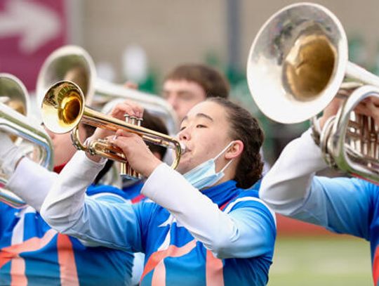 Hays High Marching Band is state bound
