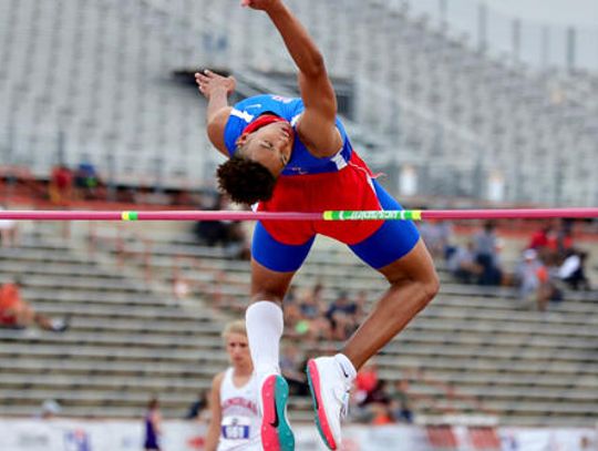 Hays High’s Boudoin breaks 38 year high jump record