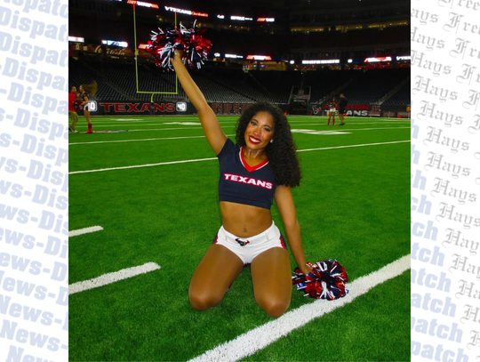 Hays High School alumna steps into new role as NFL cheerleader
