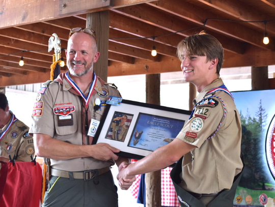 Hays High School graduate earns Eagle Scout rank