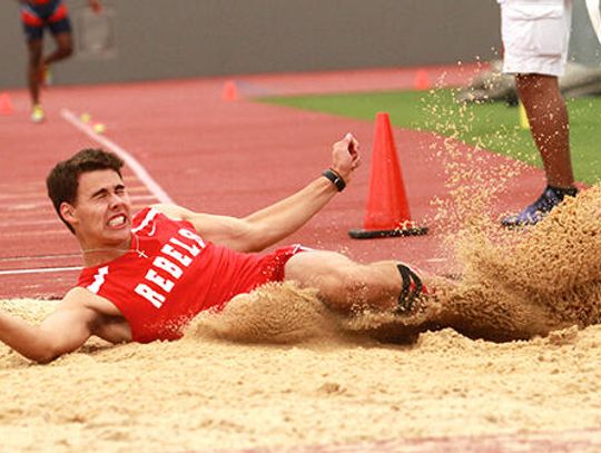 Hays long jumper bids for state meet