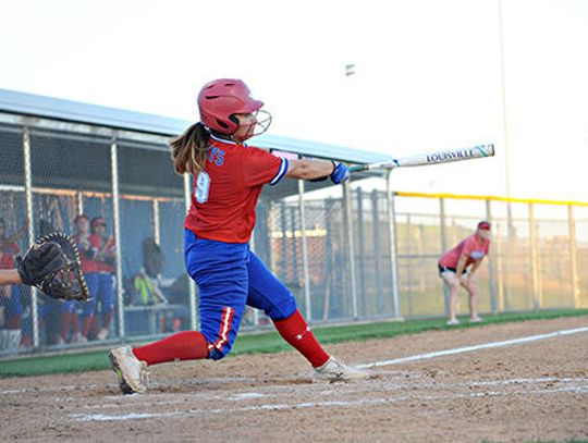 Hays softball tops rival Lobos 12-1