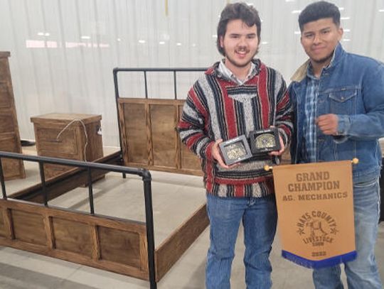 HCISD ag student shares experience forged in fire