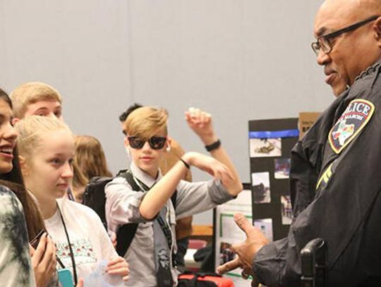 HCISD students check out Careers on Wheels