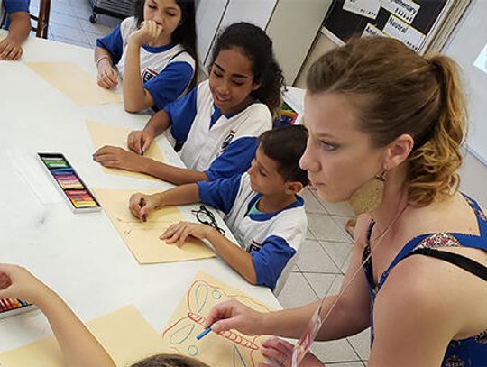 HCISD teacher takes love of art to South America