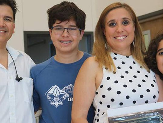 Hero in Education honored