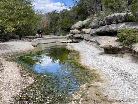 Jacob’s Well hits zero flow