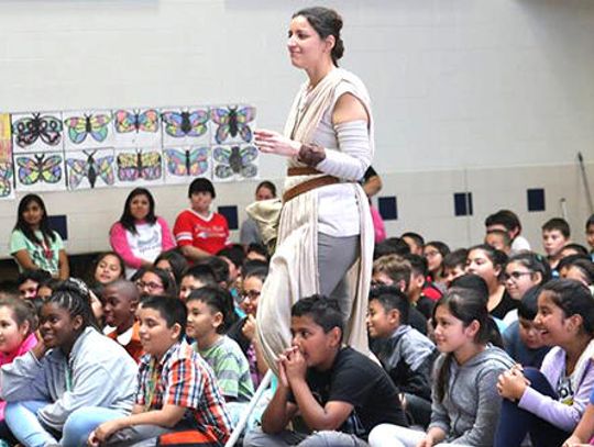 Jedi Knights visit Roadrunners