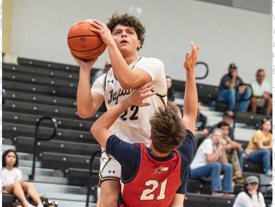 Johnson High School Jaguars basketball falls to Wimberley High School Texans