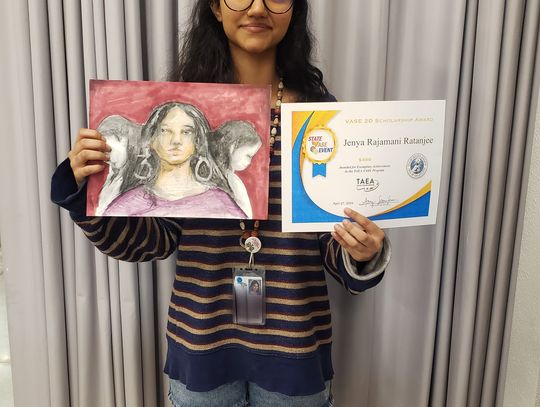 Johnson High School student awarded Texas art scholarship