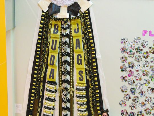 Johnson HS displays larger-than-life mum