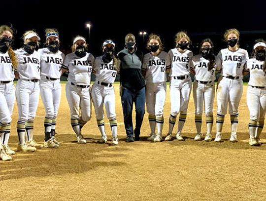 Johnson, Lehman softball teams rally in support of Jag athletic trainer