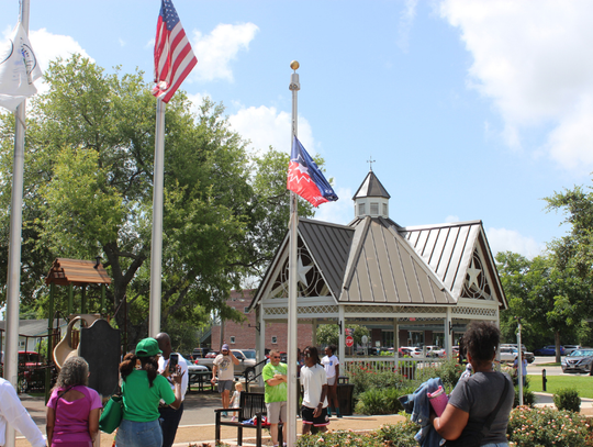 KASZ raises Juneteenth flag