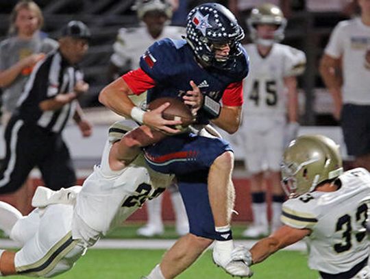 Knights wrangle Texans 38-14