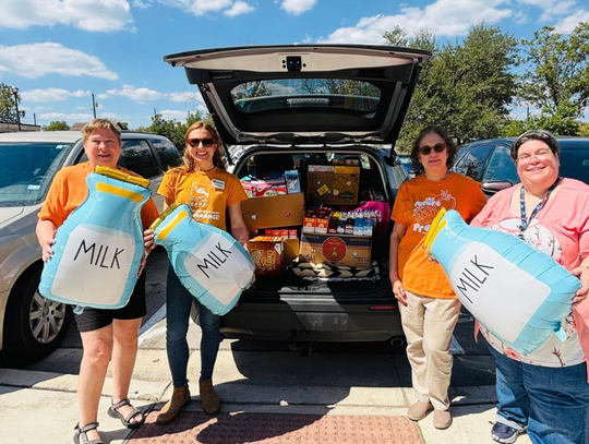 Kyle Area Senior Zone participates in cereal drive
