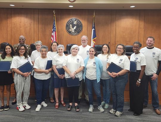 Kyle City Council recognizes Team Kyle Academy graduates