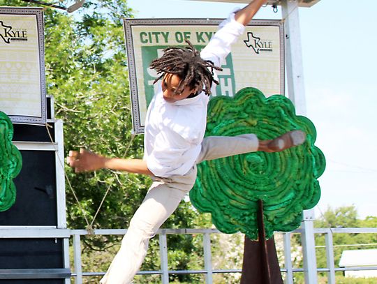 Kyle leaps into the spirit of Juneteenth