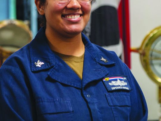 Kyle native serves aboard U.S. Navy floating airport