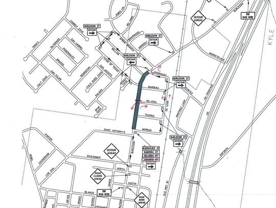 Kyle to close Burleson Street for utility relocation