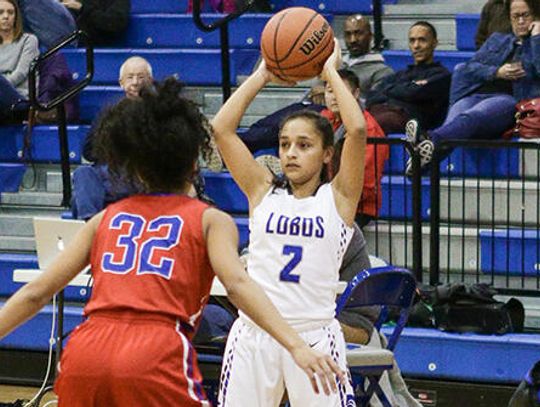 Lady Rebs roll past Lehman 48-20