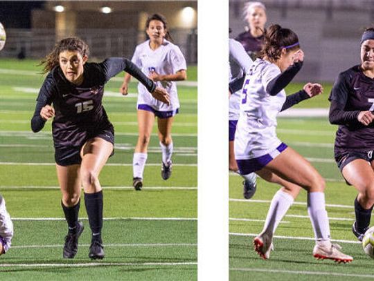 Lady Tigers dominate in two district matches