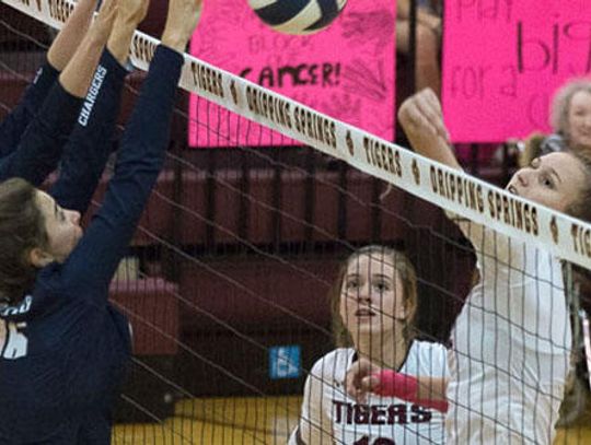 Lady Tigers KO Champion in three sets