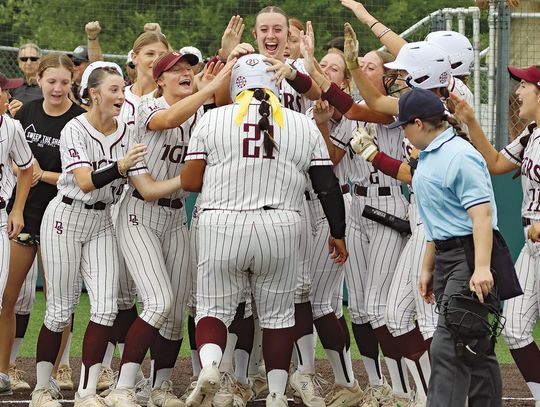 Dripping Springs Lady Tigers softball sweeps to win Area