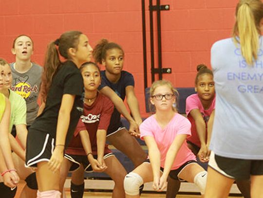 Learning the volleyball basics