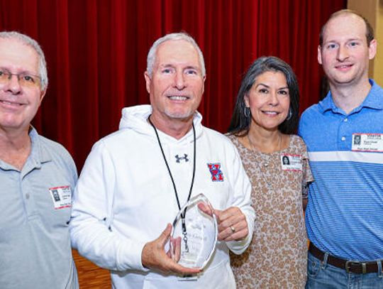 Les Goad celebrates 200th career victory