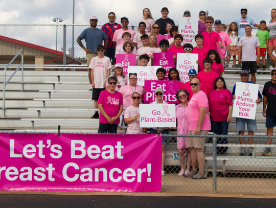 Let's Beat Breast Cancer Rally held at Dahlstrom