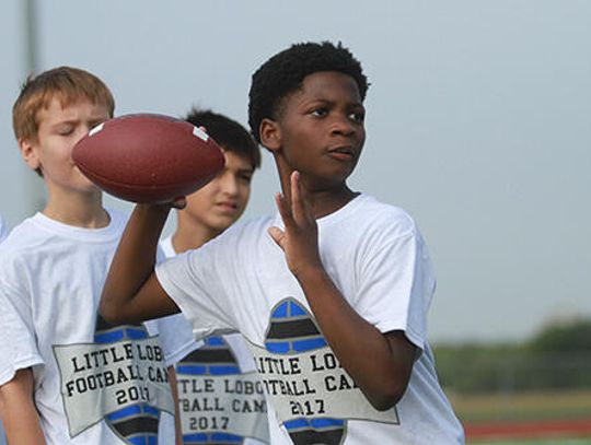 Little Lobos hit the gridiron