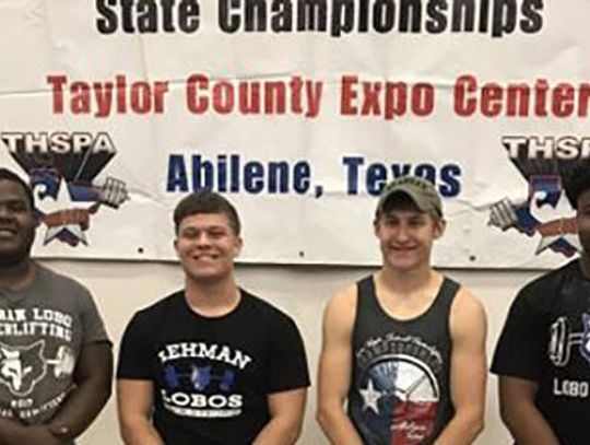 Lobo powerlifting excels at state