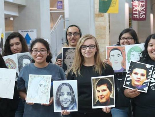 Lobos make art for orphans