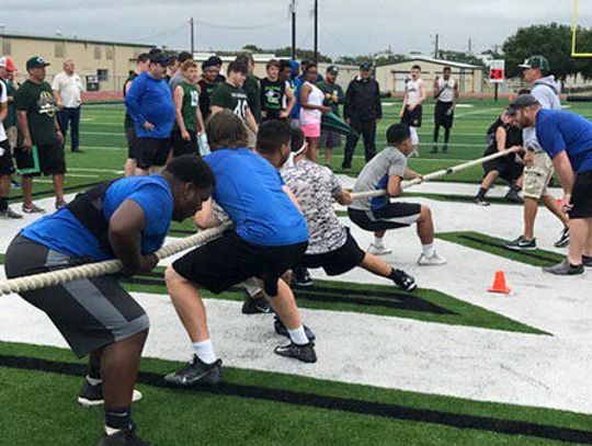 Lobos take on Lineman Challenge