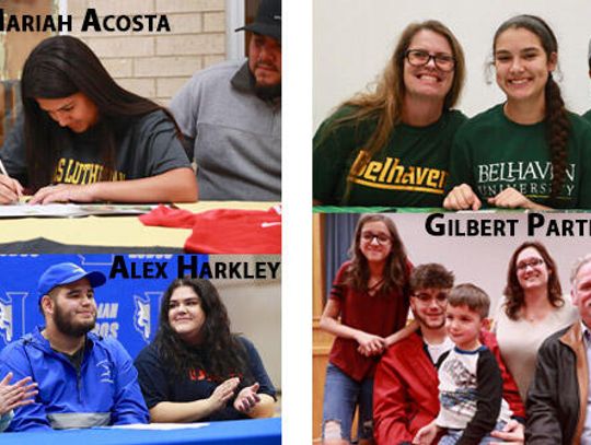 Local athletes sign letters of intent