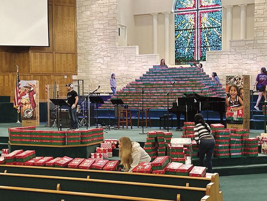 Local churches prepare gifts for children in need