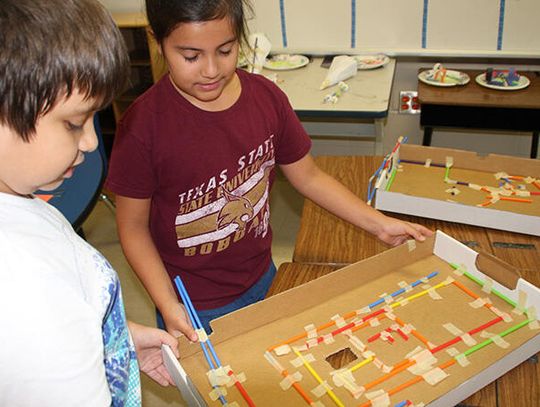 Local kids experiment at Maker Space Junior Summer Camp