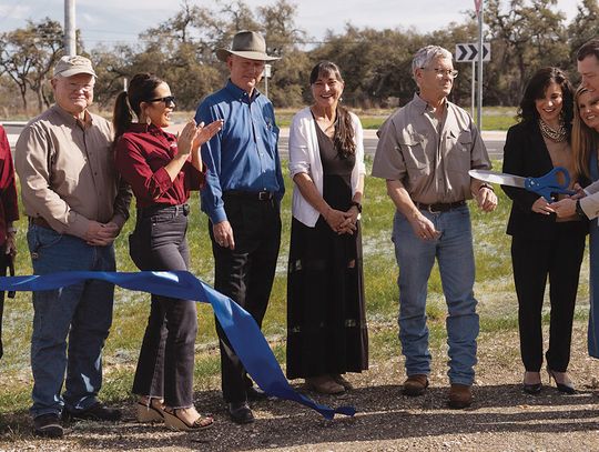 Local officials cut ribbon on Darden Hill roundabout