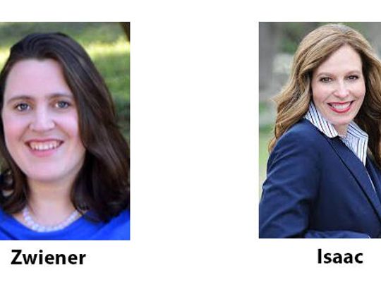 LWV Forum: Incumbent State Rep Zwiener meets with challenger Isaac