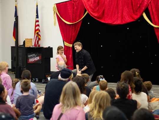 Magician Cody Fisher delights young and old at Buda Public Library